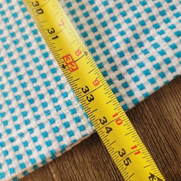 Lou & Grey Gingham Jacquard Halter Mini Pocket Dress S - Picture 11 of 11